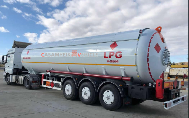 LPG tank truck